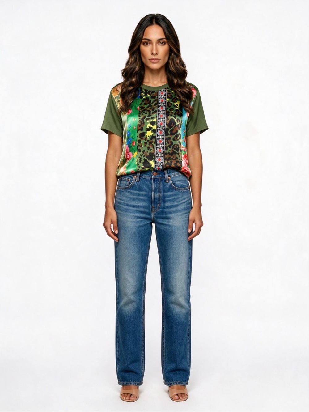 Pierre-Louis Mascia Silk T-Shirt Size M